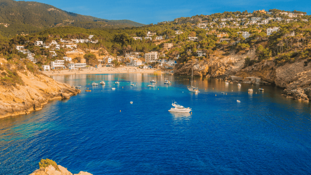 Cala Vadella anchorage Ibiza