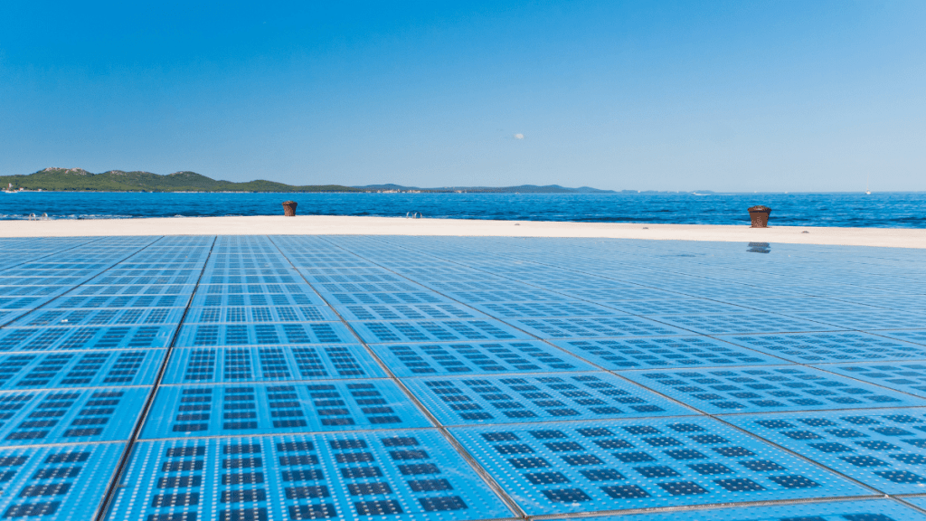 Het monument voor de zon in Zadar