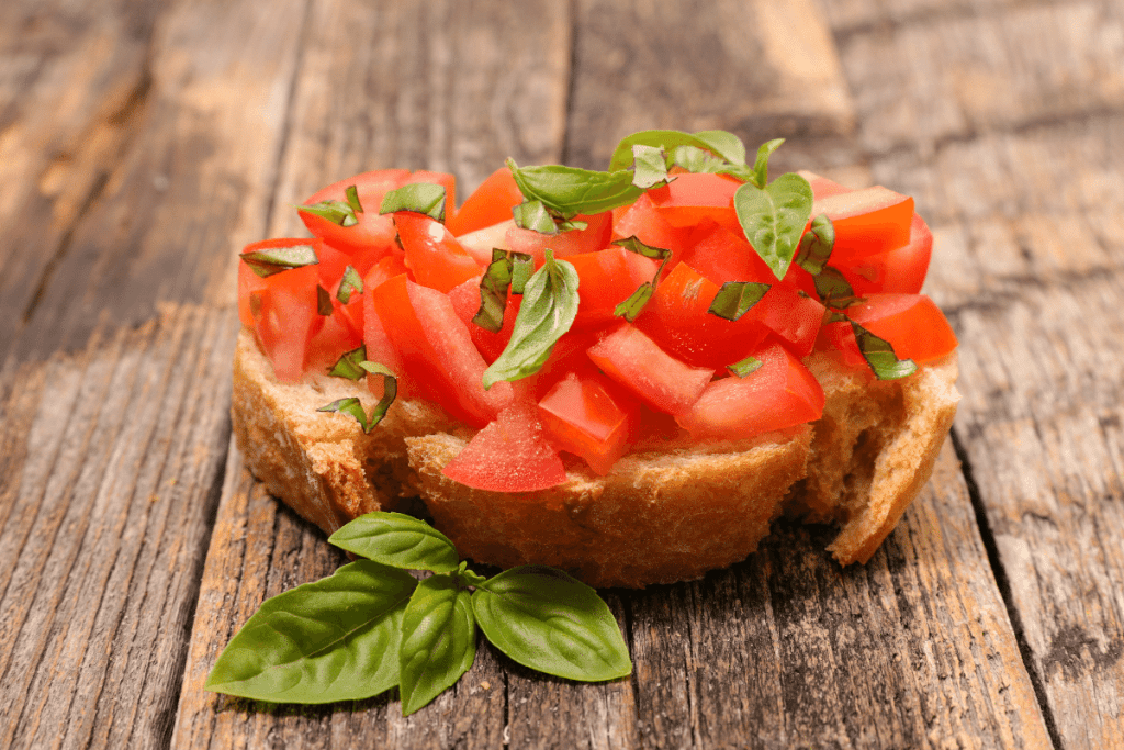 Grilled Tuna Bruchetta