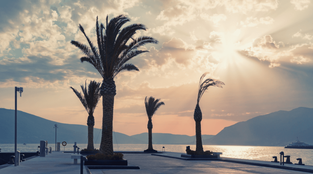 Tivat sunset