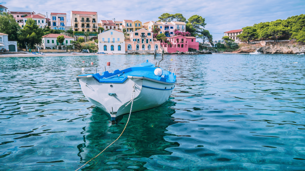 Ionische eilanden Kefalonia boot