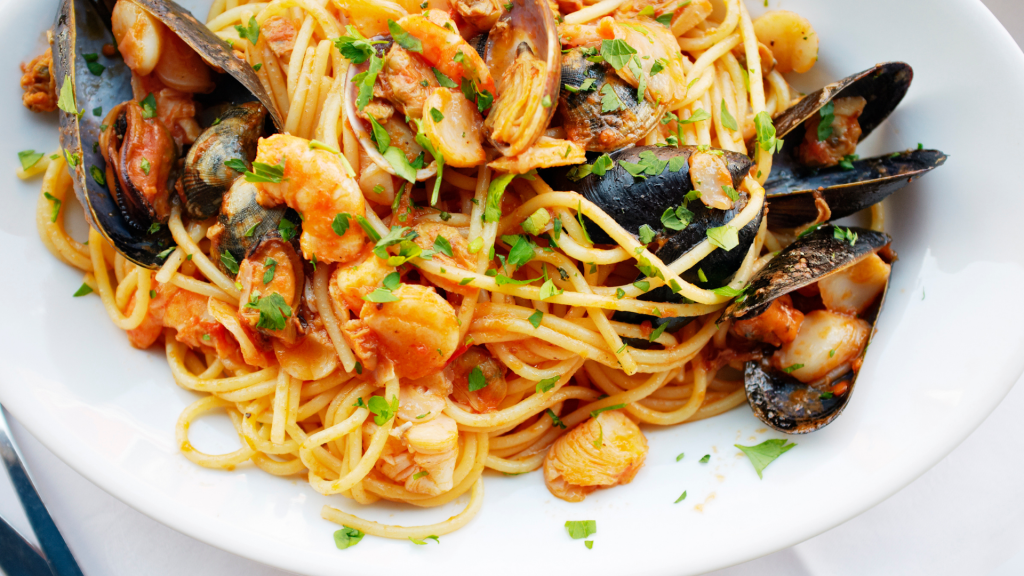 Seafood pasta